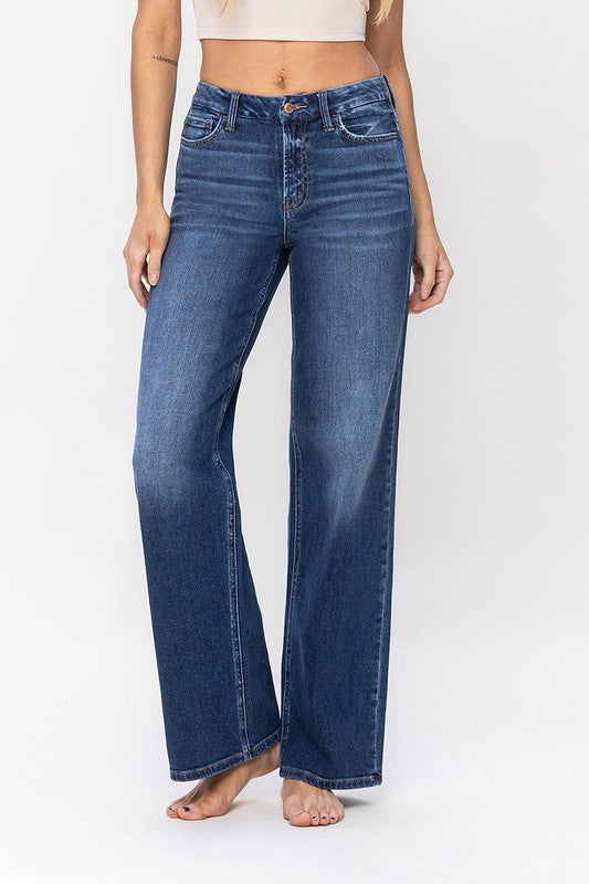 Flying Monkey High Rise Loose Fit Jeans