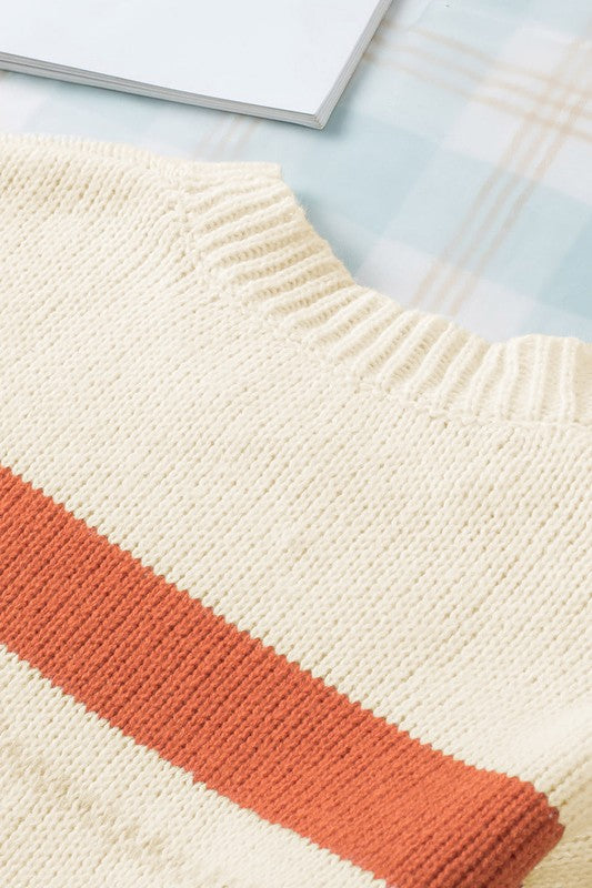 Camilla Striped Color Block Sweater