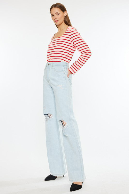 Kancan Ultra High Rise 90's Flare Jeans