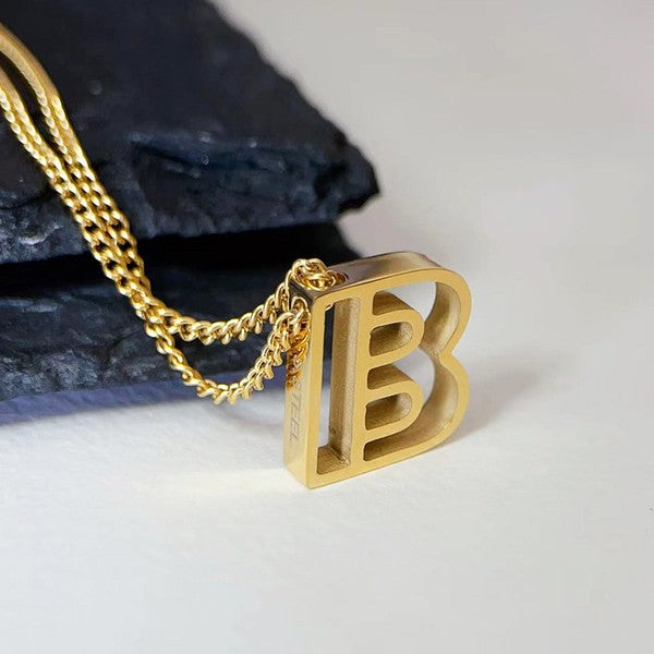 Letter Block Necklace