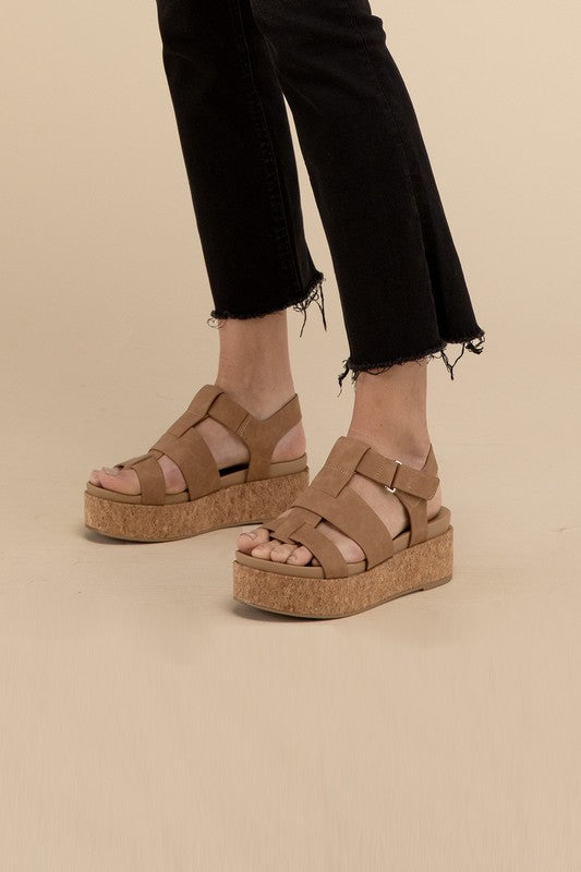 Aubrey Platform Sandal Wedge