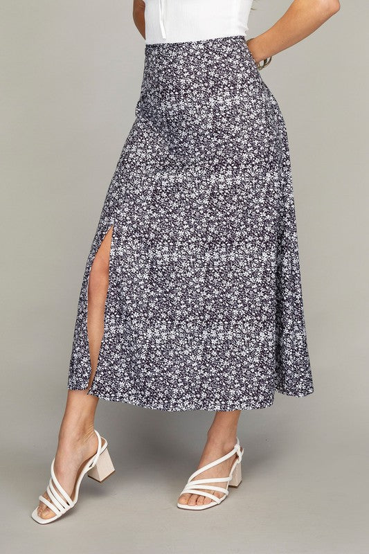 Madeline Floral Midi Skirt