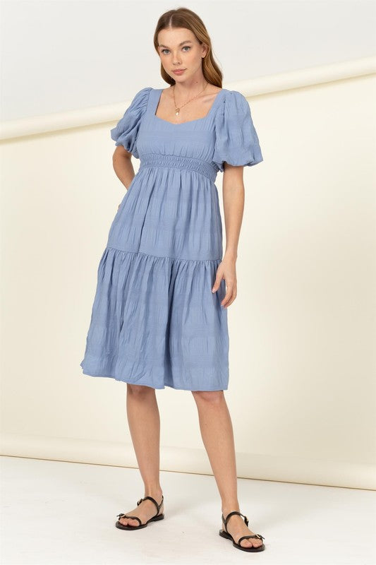 Love Again Tiered Midi Dress