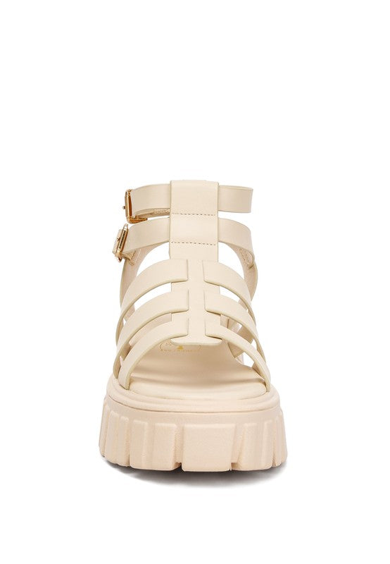 Dayton Faux Leather Gladiators