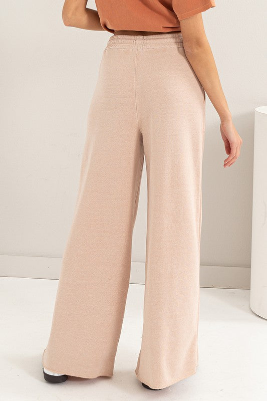 Shyla High Rise Wide Leg Drawstring Pants