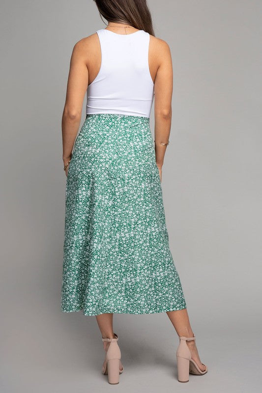 Madeline Floral Midi Skirt