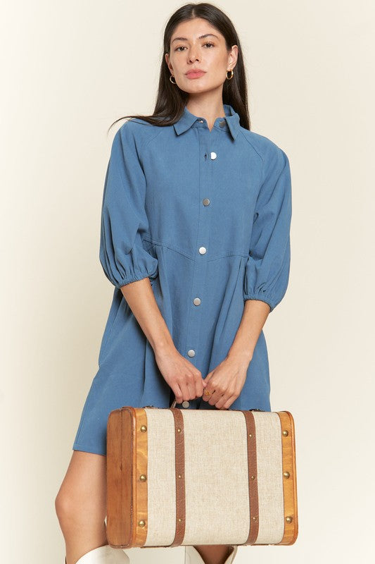 Scarlett Washed Denim Dress