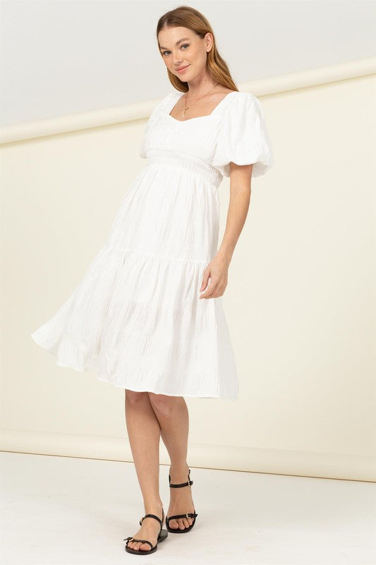 Love Again Tiered Midi Dress