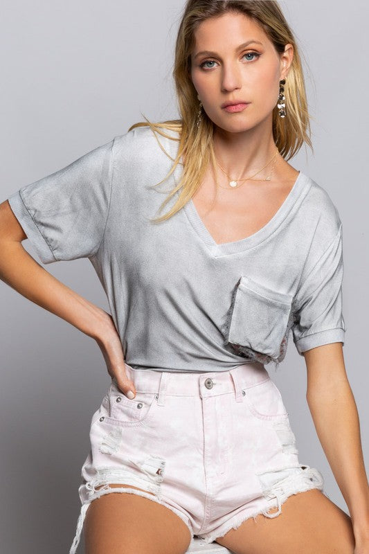 Girly Meets Basic Short Tee