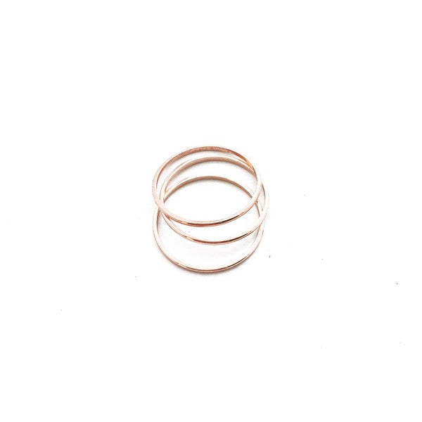 Skinny Stacking Ring Trio