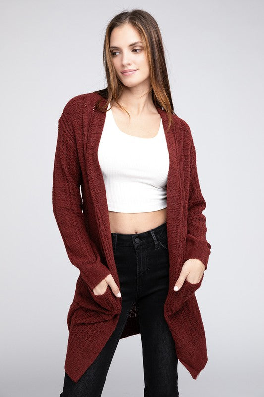 Palmer Knit Cardigan With Pockets