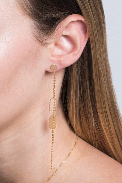 Geometric Dangle Earrings