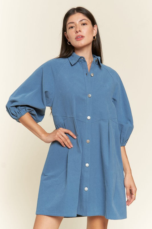 Scarlett Washed Denim Dress