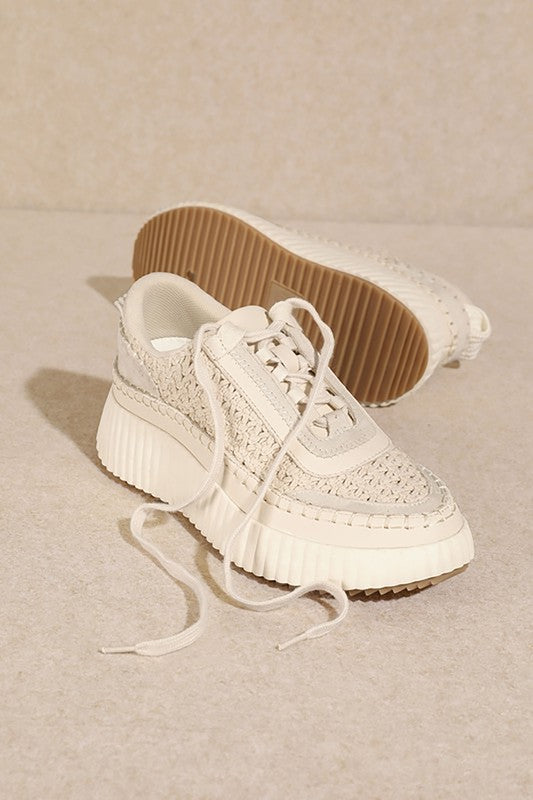 Textured Sneakers