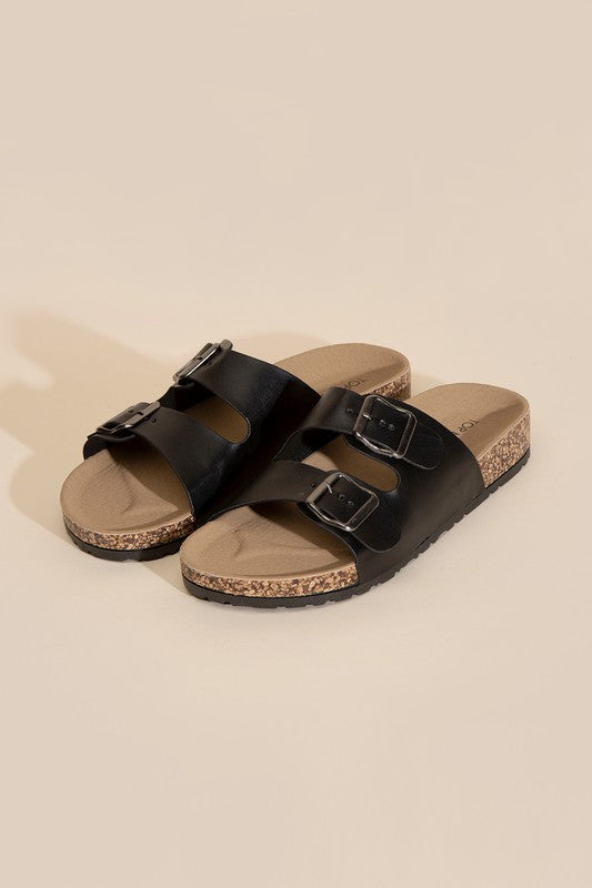 Huxley Buckle Strap Slides