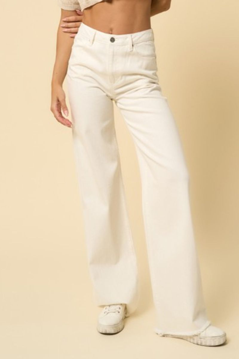 Keely High Rise Wide Leg Jeans