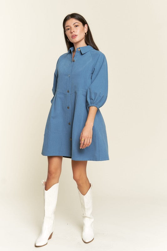 Scarlett Washed Denim Dress