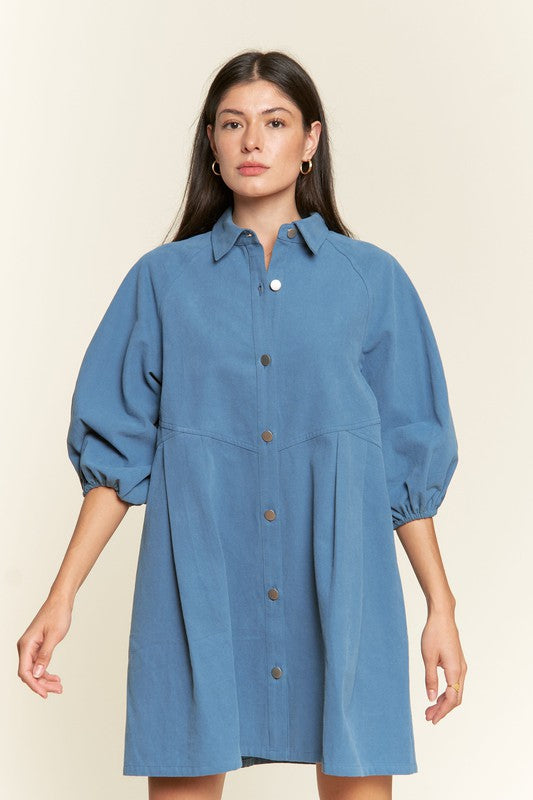 Scarlett Washed Denim Dress