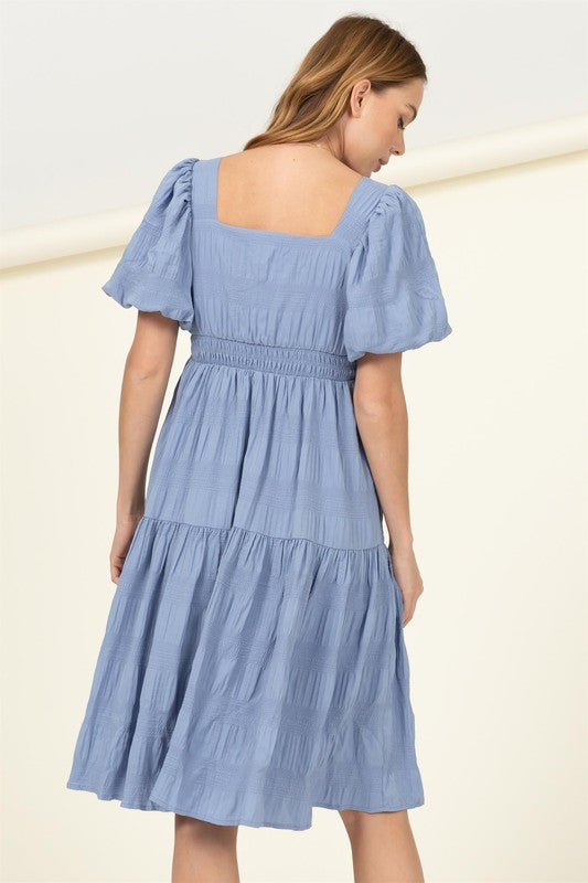 Love Again Tiered Midi Dress