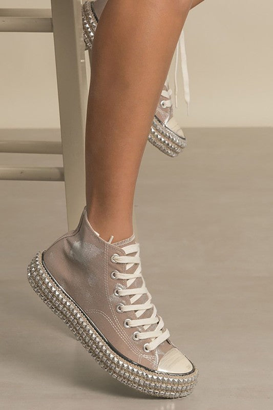 Toni Studded Sneakers