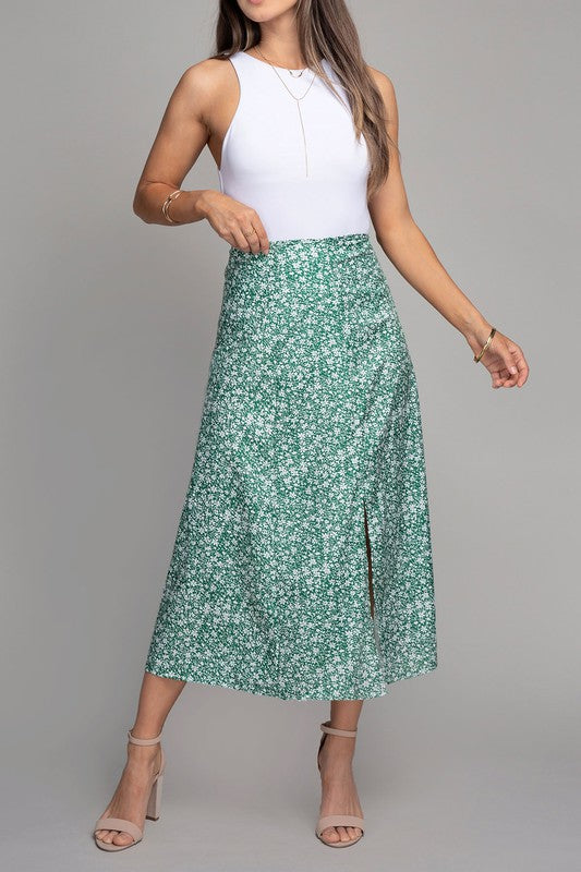 Madeline Floral Midi Skirt