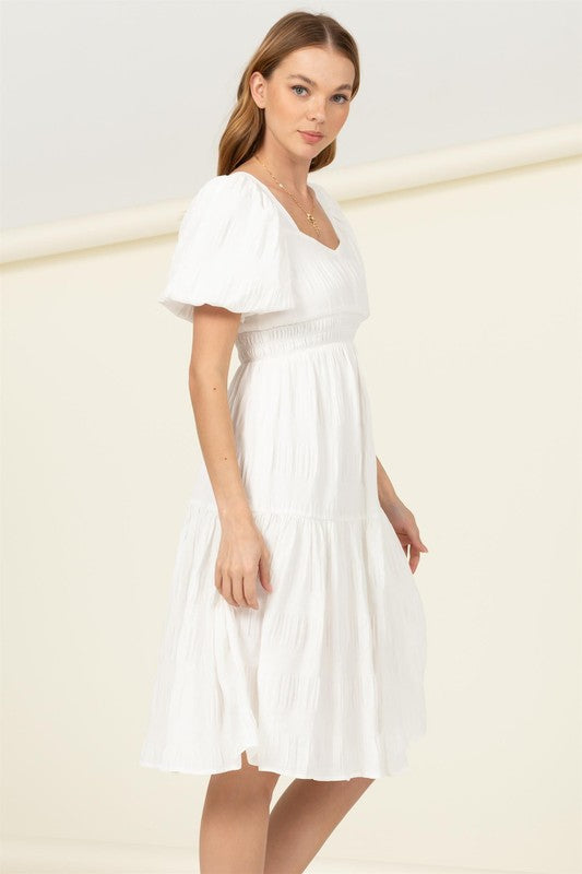 Love Again Tiered Midi Dress