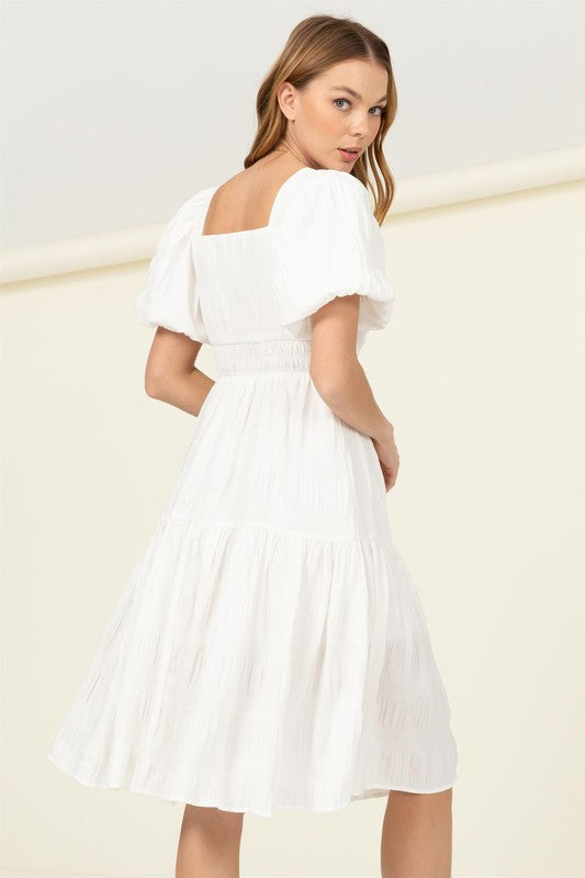 Love Again Tiered Midi Dress