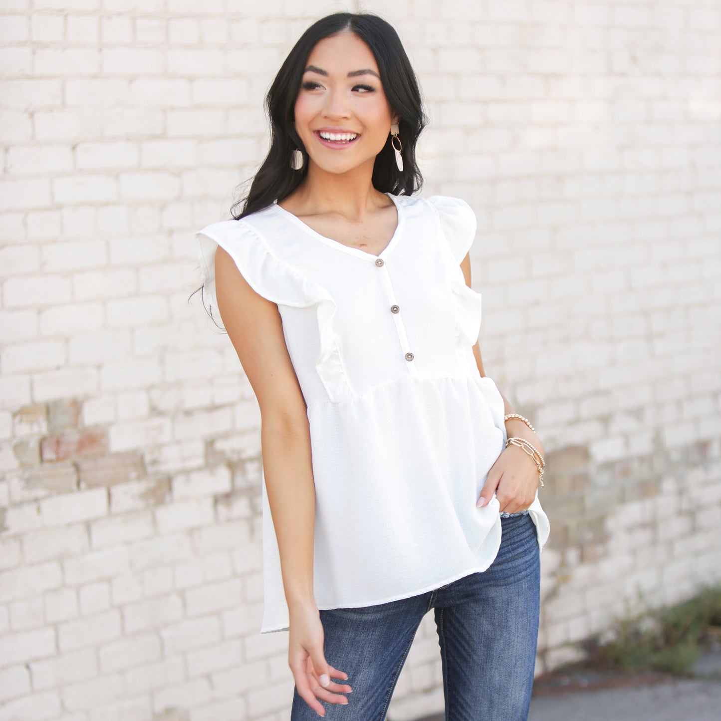 Jenna Ruffle Top