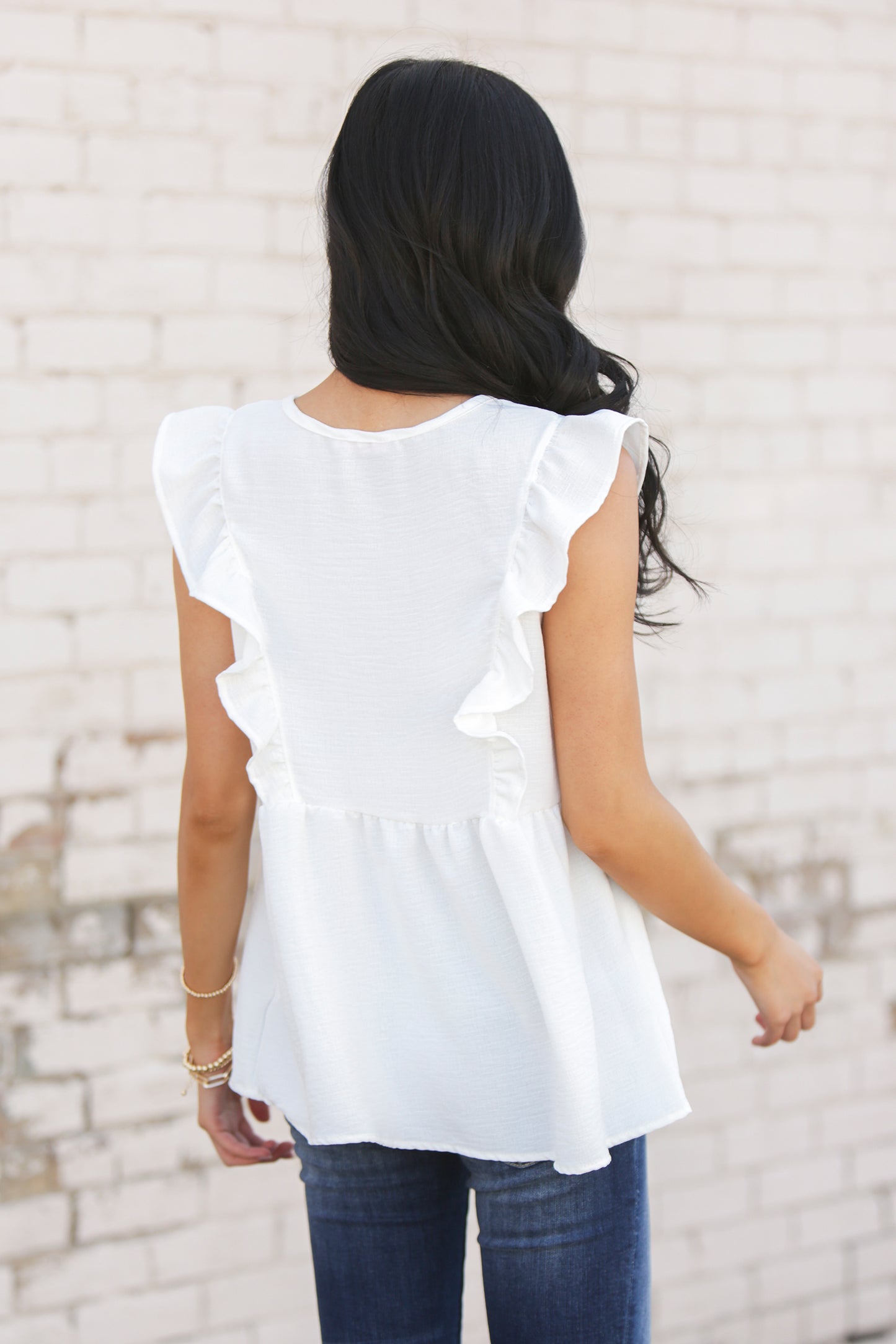 Jenna Ruffle Top