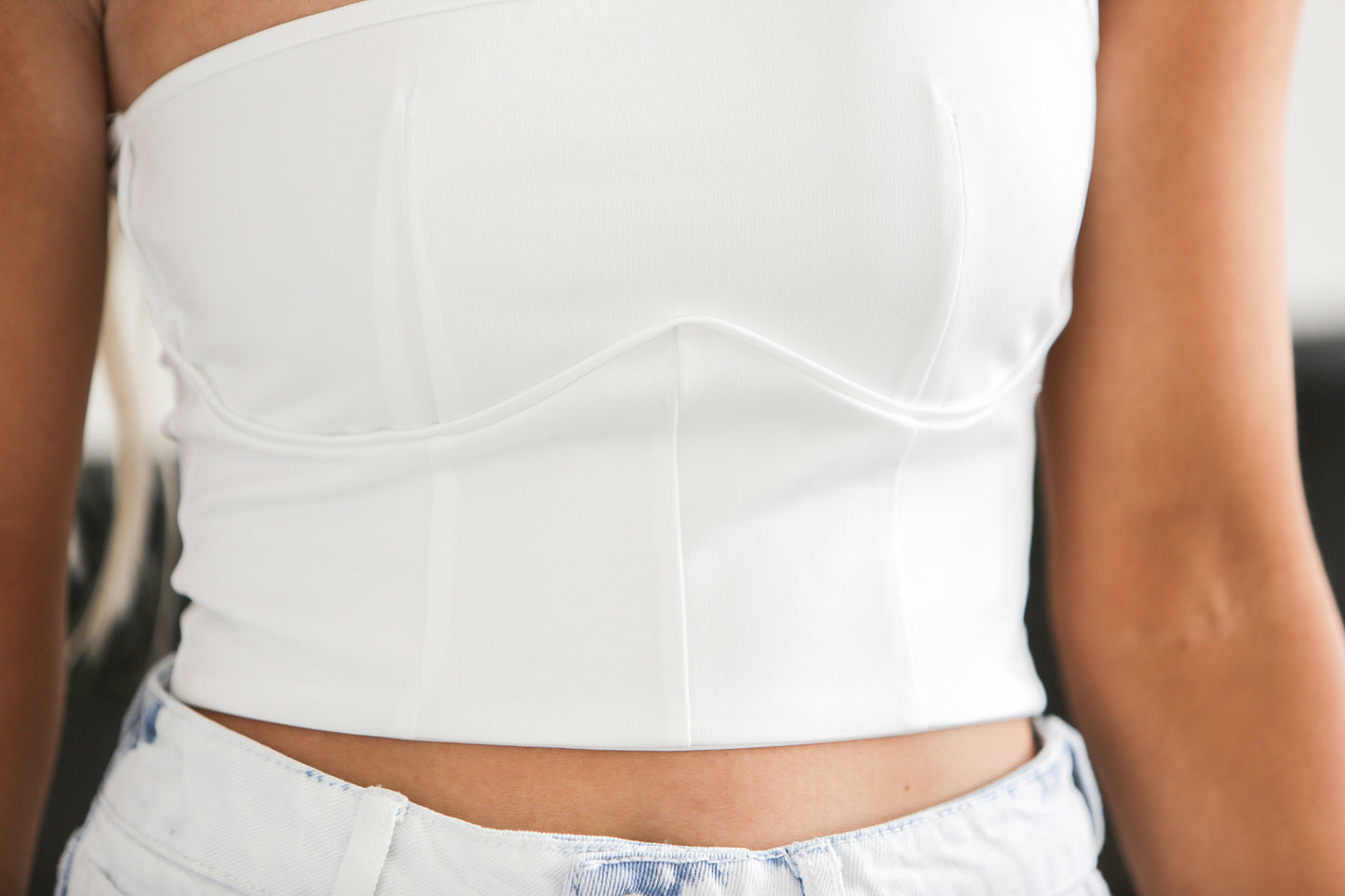 One-Shoulder Crop Top