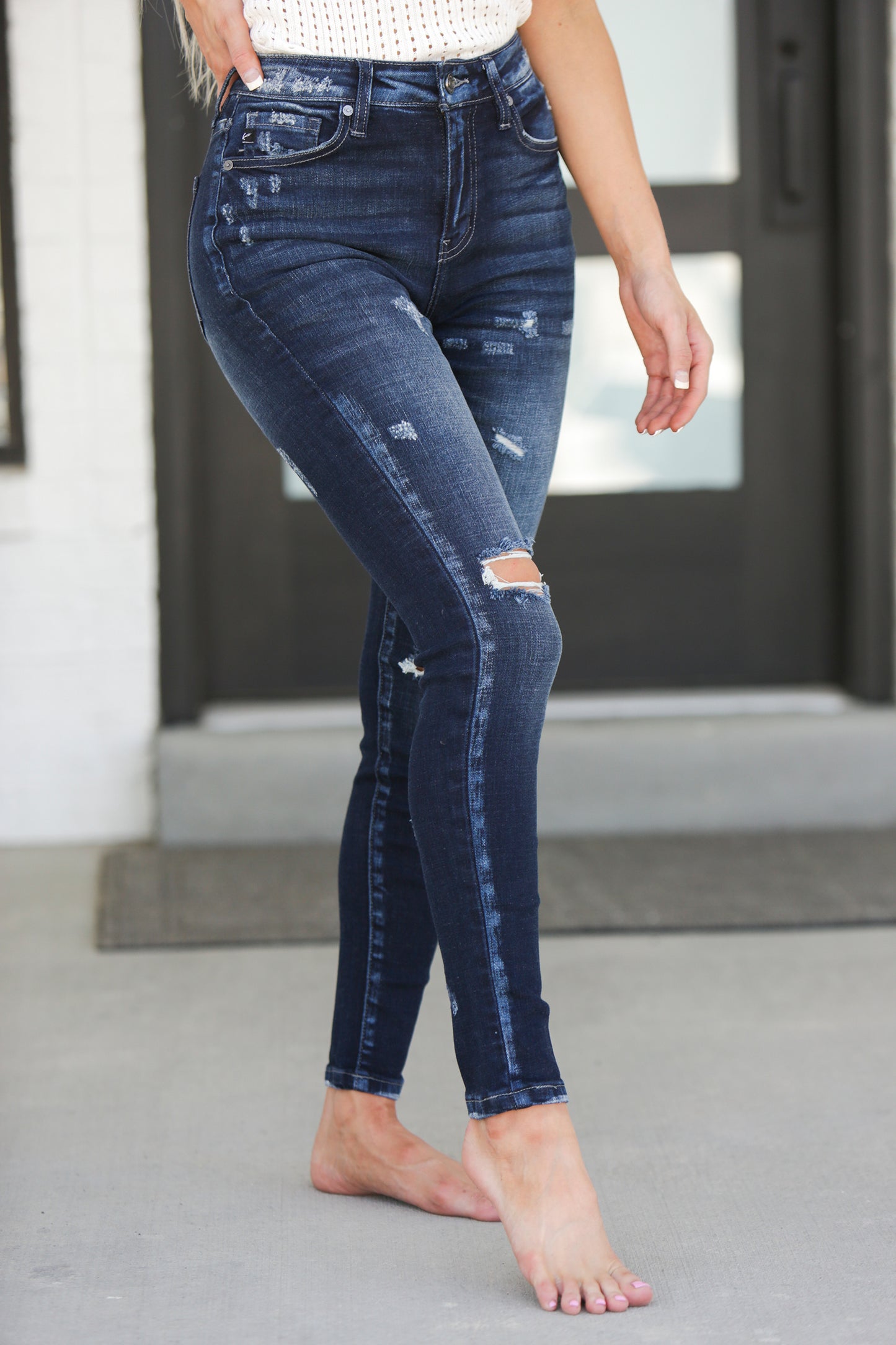 Kancan Gabriella High Rise Super Skinny Jeans