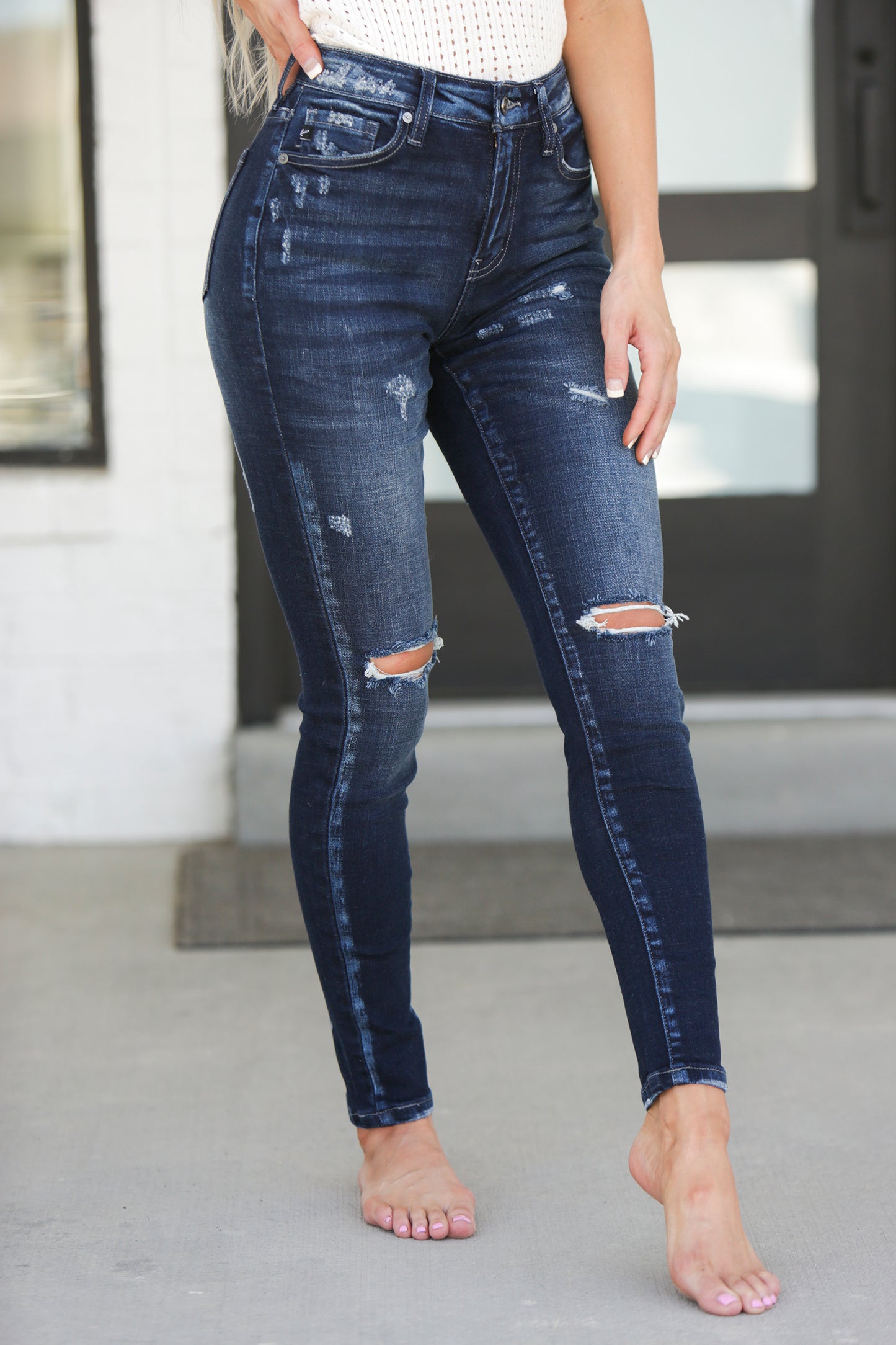 Kancan Gabriella High Rise Super Skinny Jeans