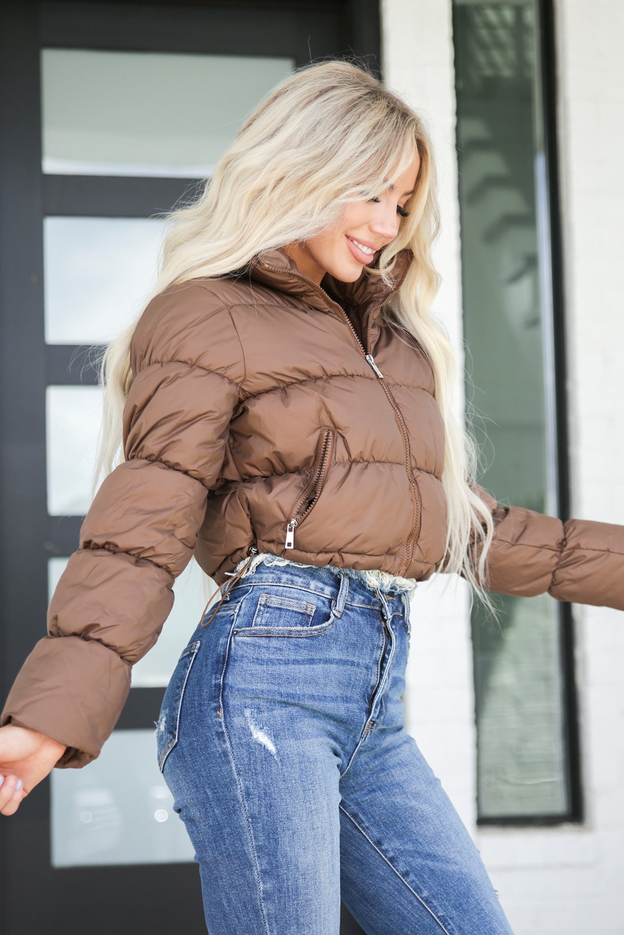 Crop Puffer Jacket