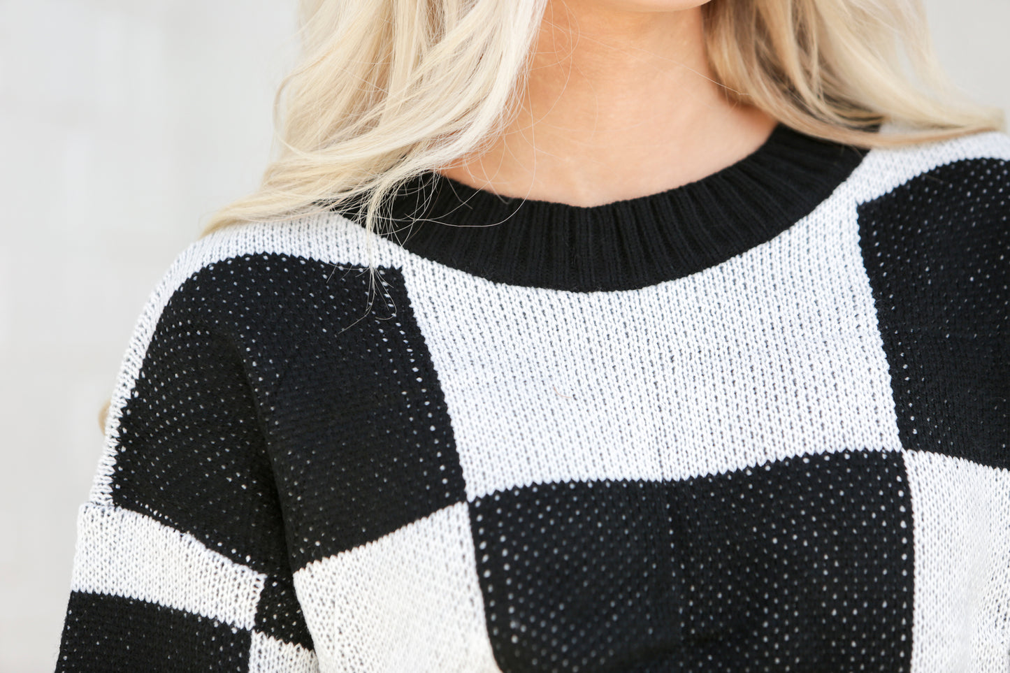 Chessboard Sweater