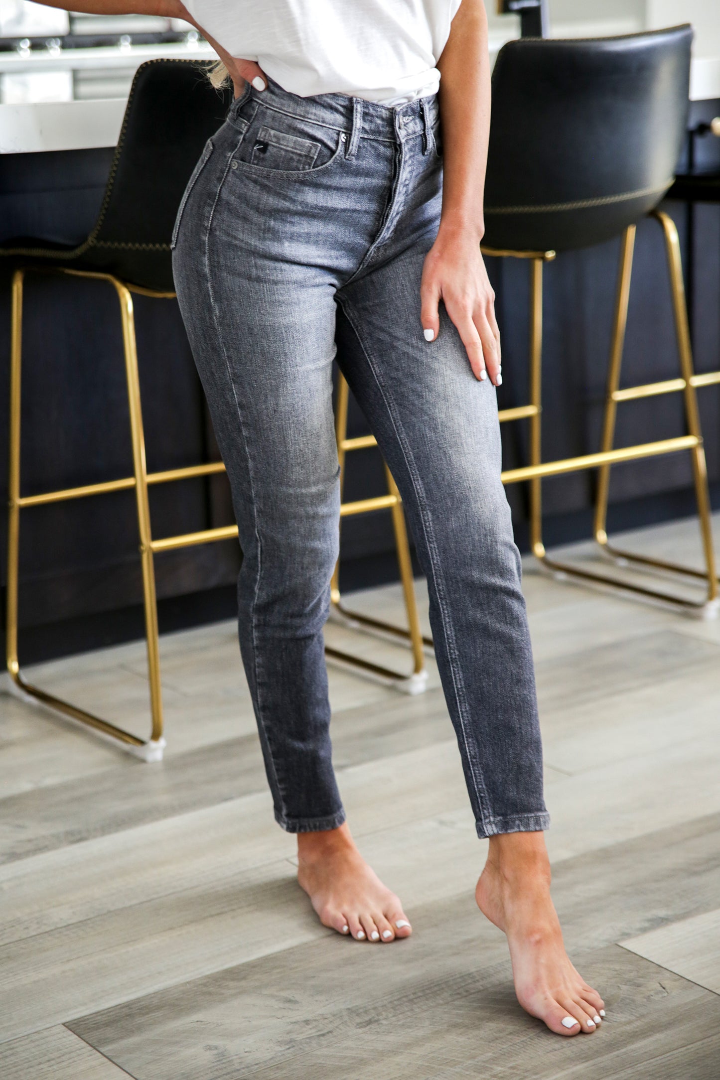 Kancan High Rise Cigarette Fit Jean